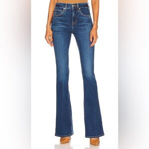 Veronica Beard Beverly High Rise Skinny Flare Bright Blue Size 31